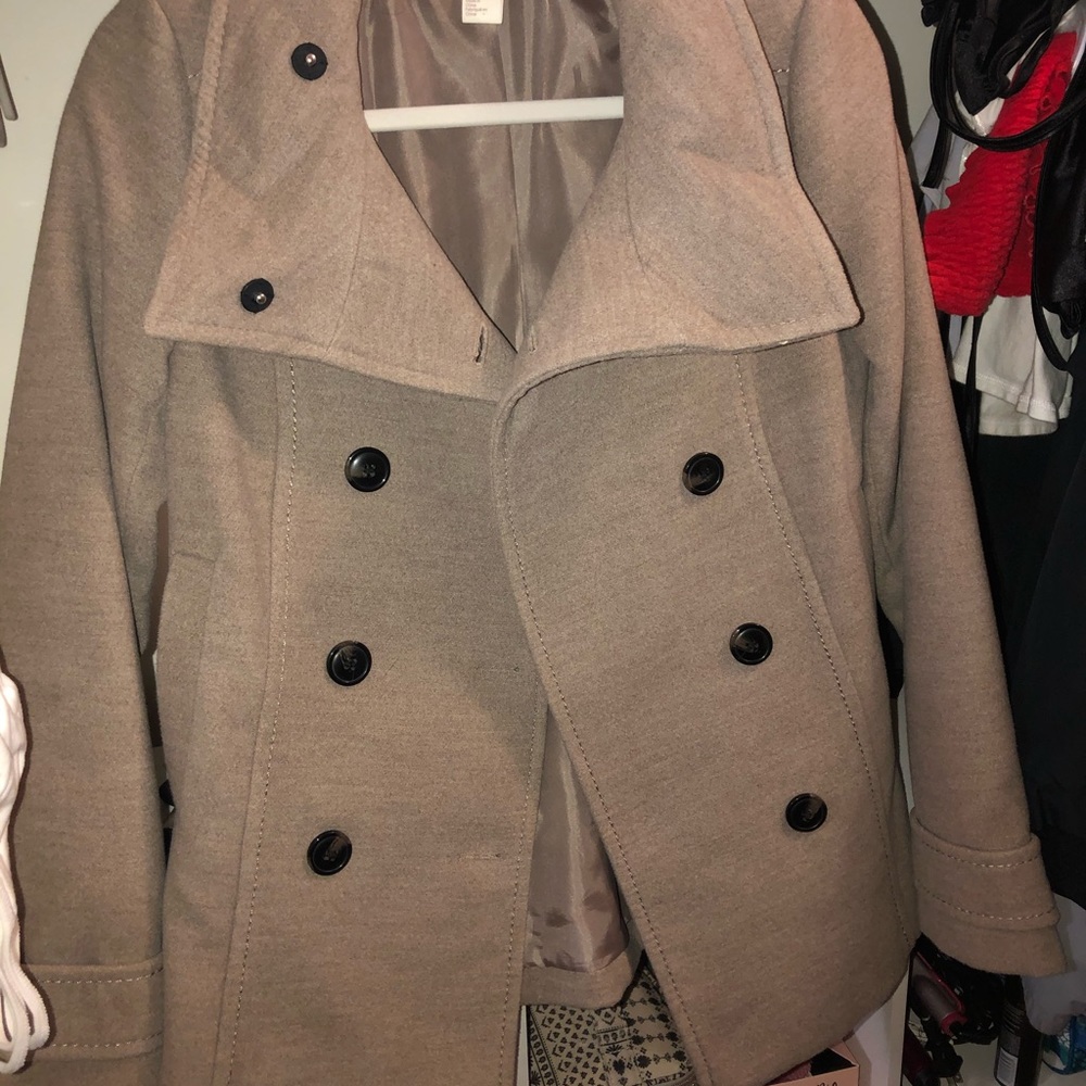 Button Up Peacoat